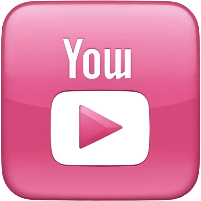 pink square youtube logo emoji