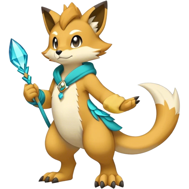 Cool Anthro Sona Fakemon Full Body emoji