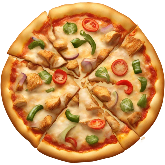 Pizza chicken emoji