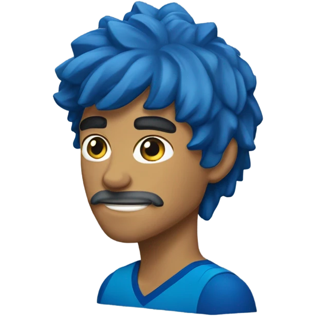 caixa de selecao azul emoji
