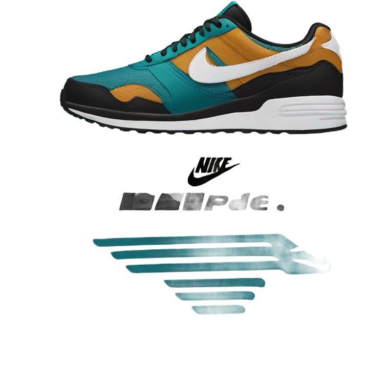 Nike and adidas combined logo emoji