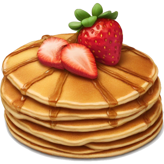 strawberry pancakes  emoji