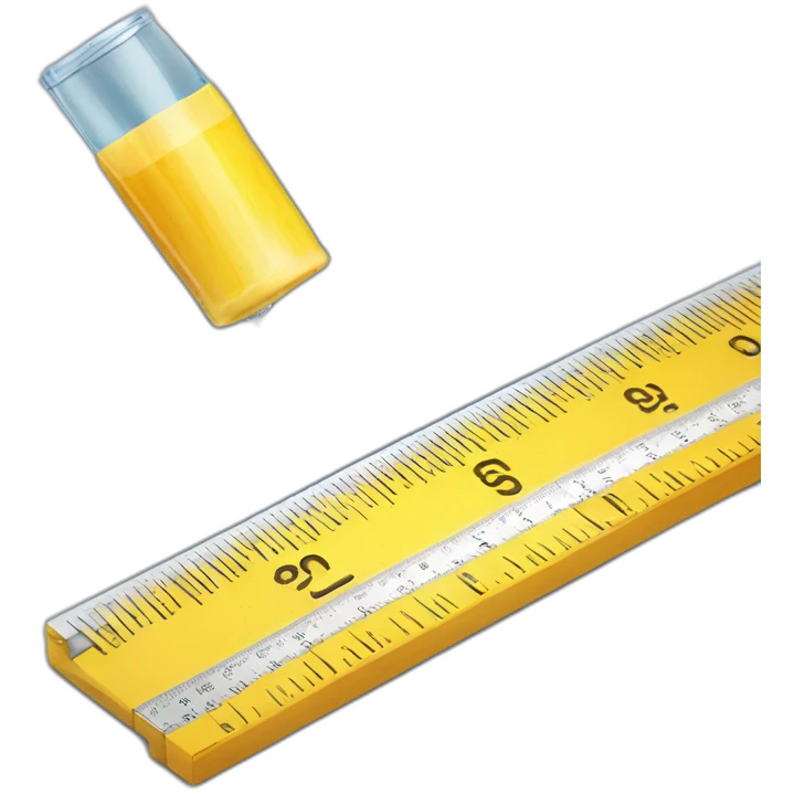 measure-water-block-with-yellow-ruler emoji