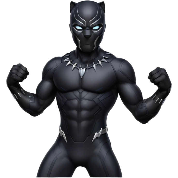 Black panther marvel emoji