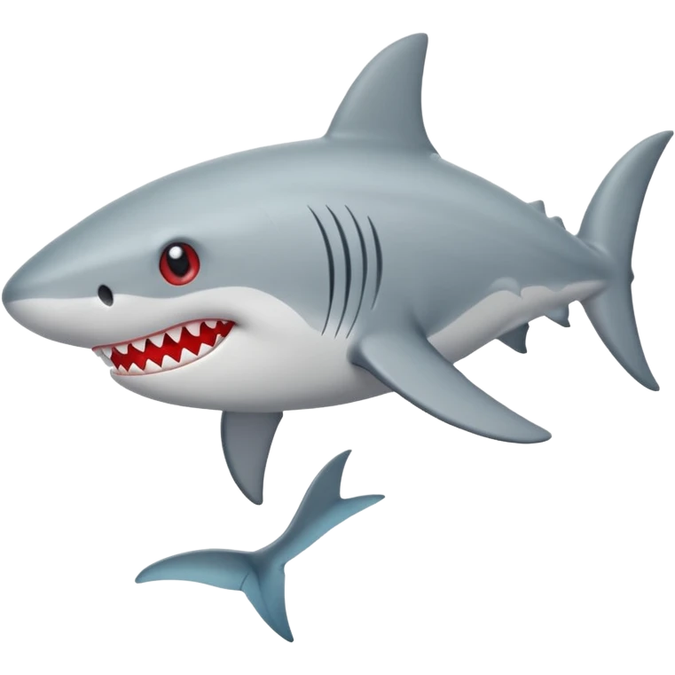 Tiburón con ojos de corazon emoji