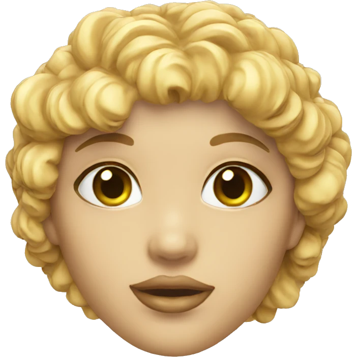 woman angel head ring emoji