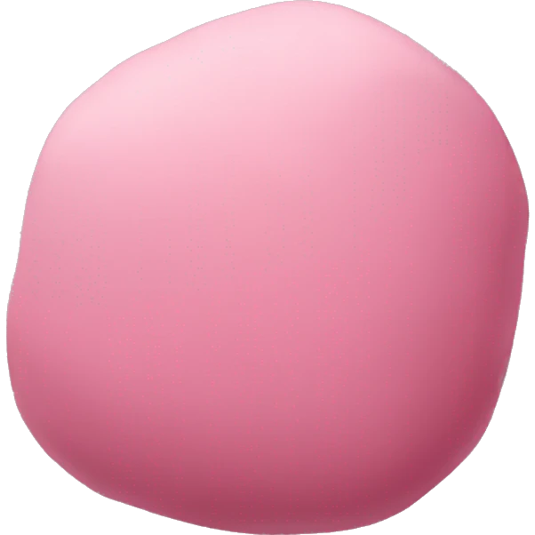 pink round rock emoji