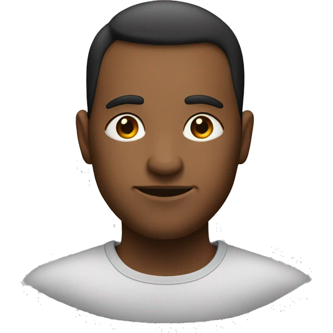 the headshot from the shoulders up of a random person. Facial features should be symmetrical and clearly defined emoji