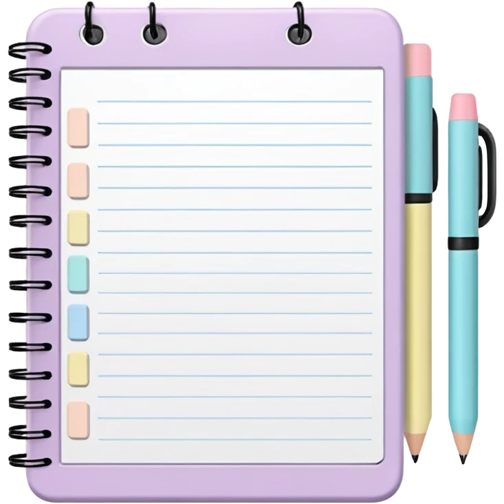 mini to-do planner emoji