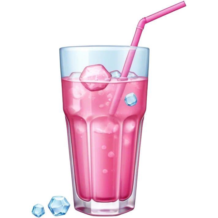 Pink drink emoji