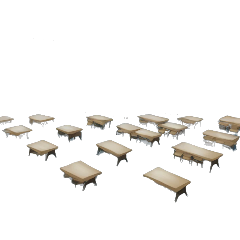 a classroom in a masjid where students sit on the blue carpet floor. emoji
