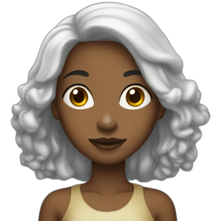 black-sirène-girl emoji