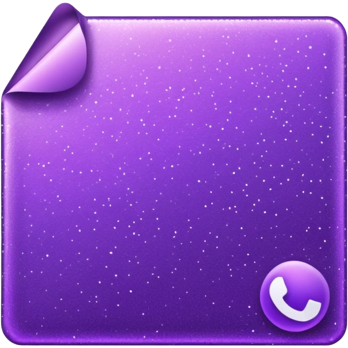 glitter documento nacional purple mark emoji