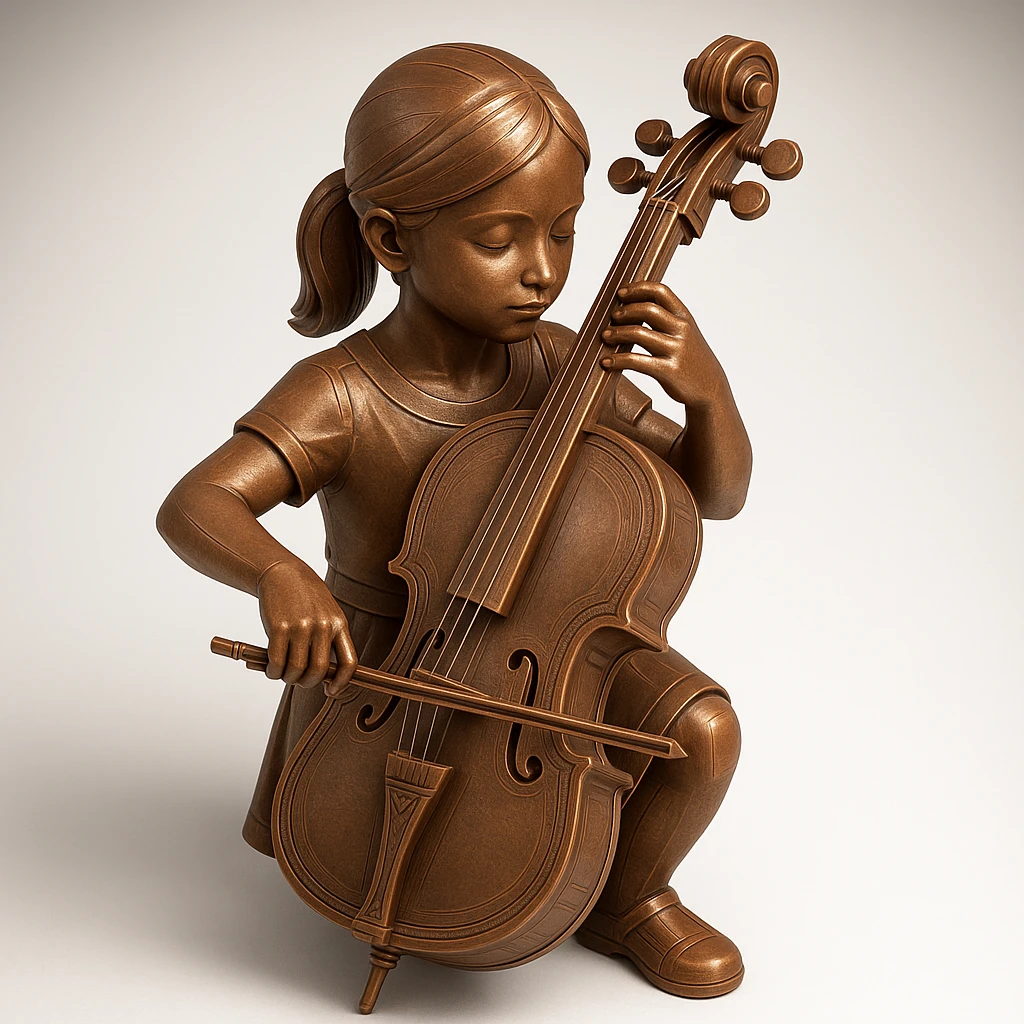girl playing cello emoji