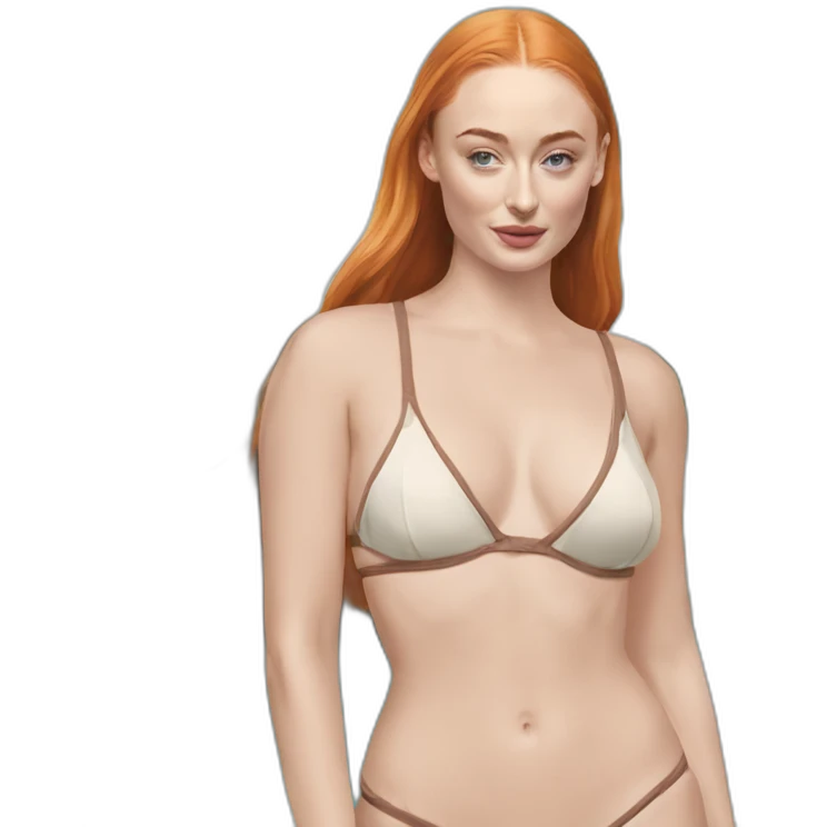 sophie turner bikini emoji