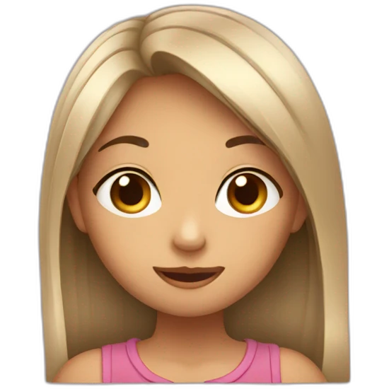 Shy girl emoji