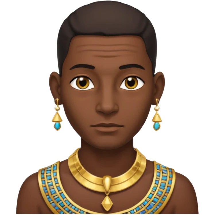 farao in egypt man earring emoji