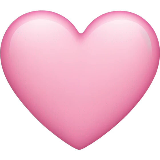 Pink heart ￼ emoji
