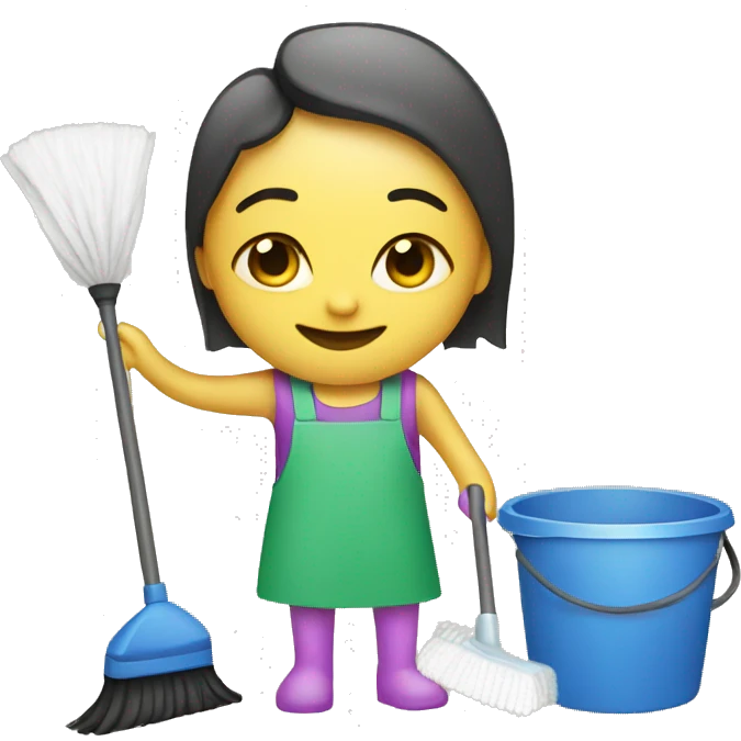 house cleaning emoji