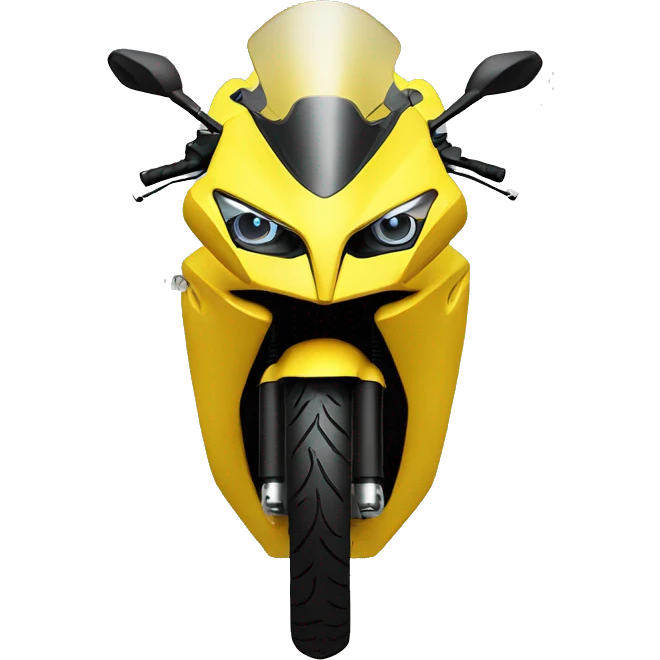 yellow yamha r1 emoji
