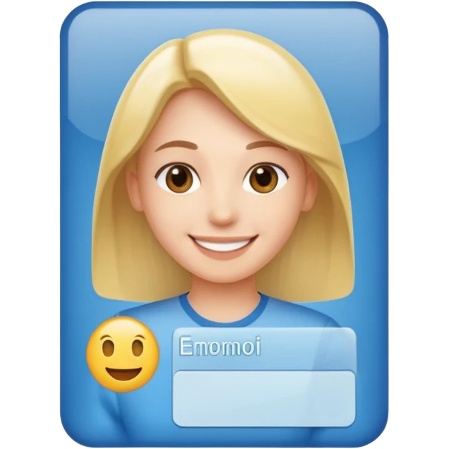 an employee’s card emoji