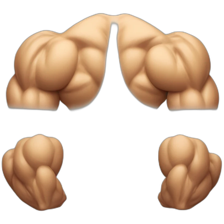 Muscle du dos emoji