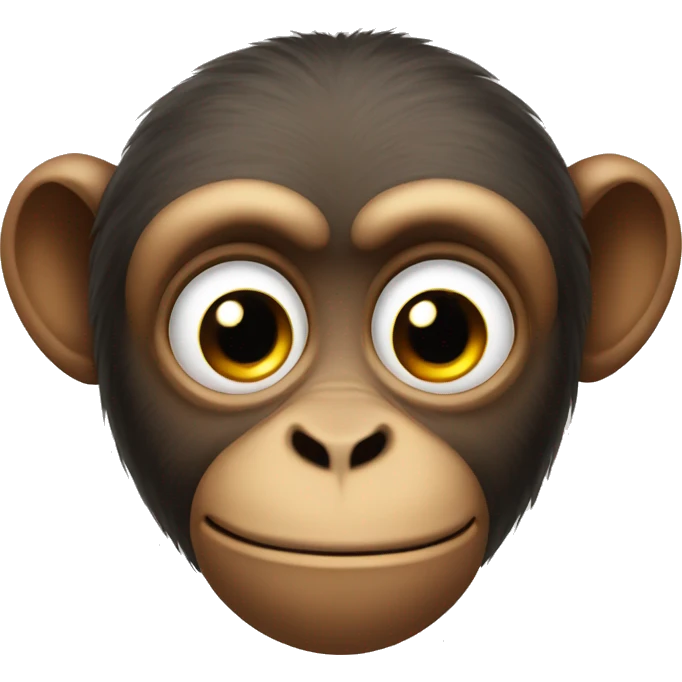 Monkey doing side eye emoji
