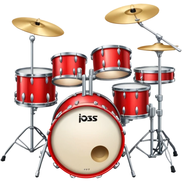 red drums emoji