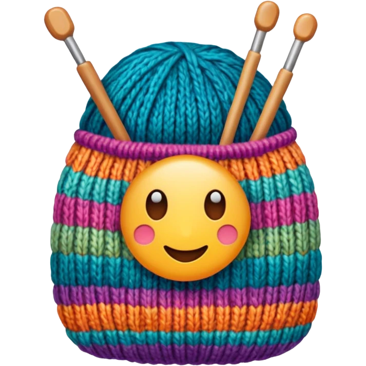 knitting art emoji