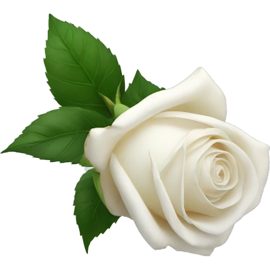 white rose emoji