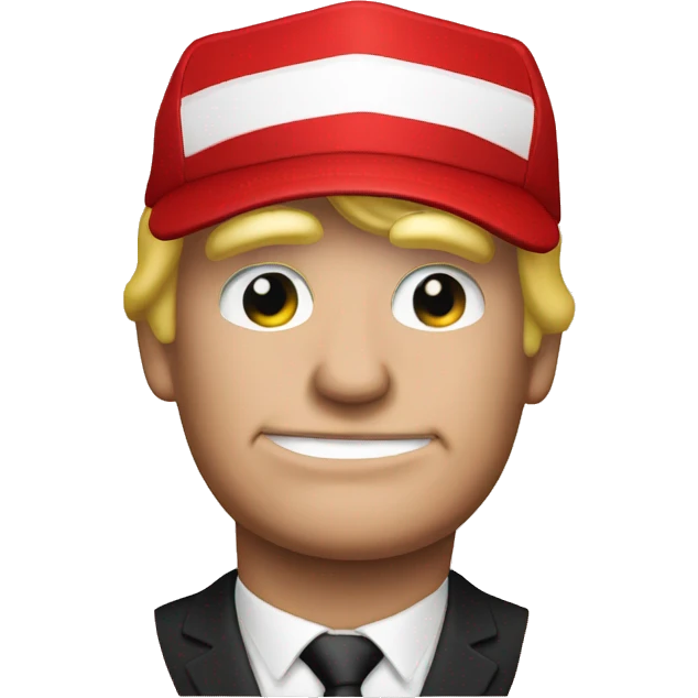 Trump red hat emoji