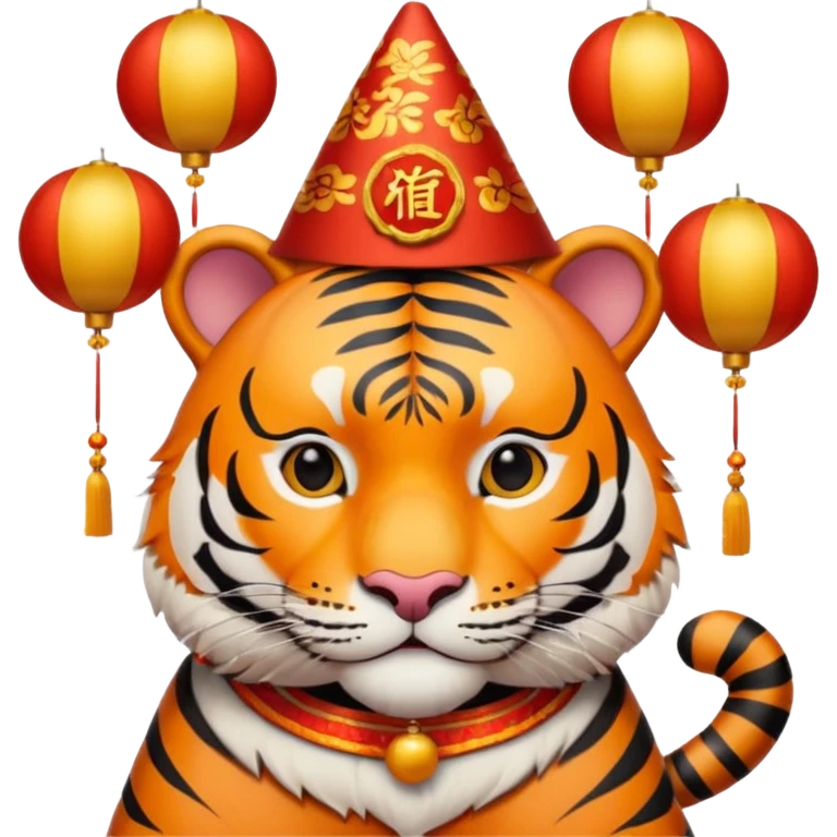 Chinese new year 老虎，我要有新年气氛的 emoji