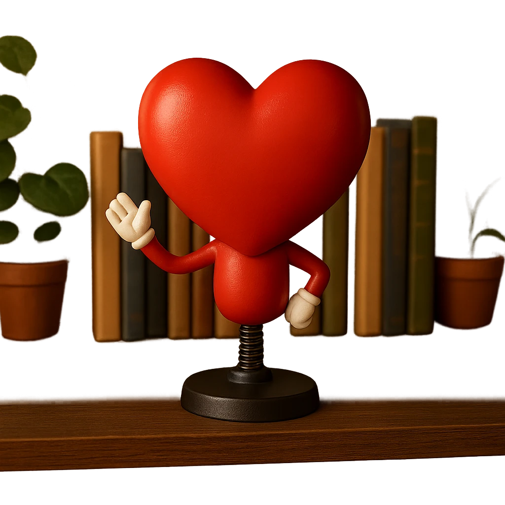classic red heart emoji