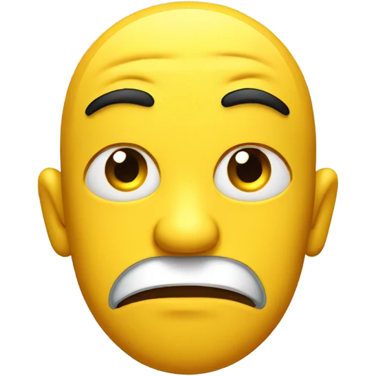 Emoji giving side eye emoji