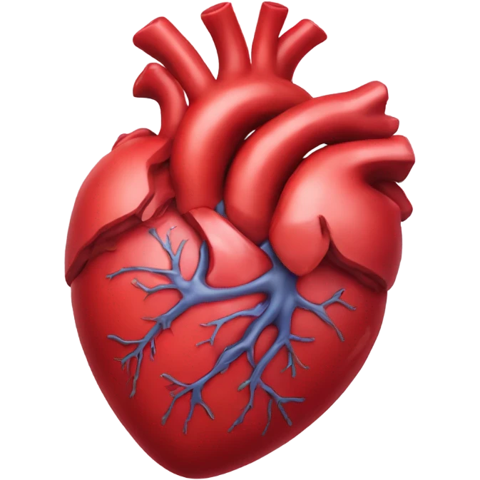 Anatomical heart emoji