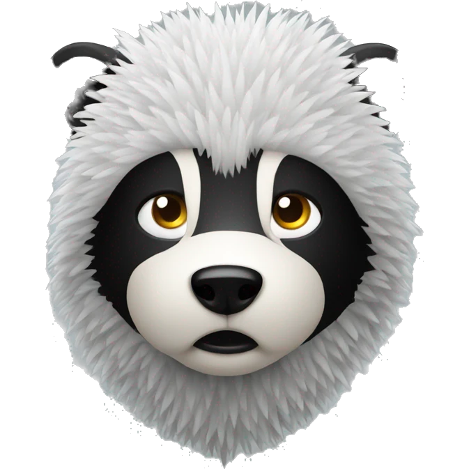 angry badger in toilet cleaner outfit emoji