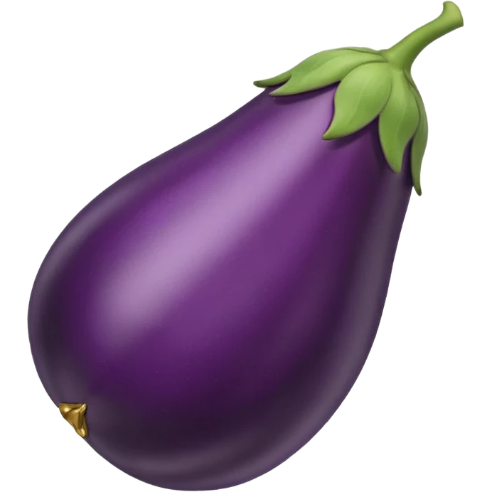 eggplant with signet ring around it emoji