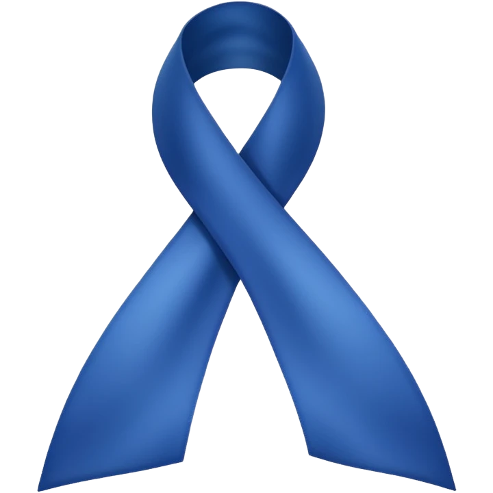 Laço de fita azul marinho  emoji