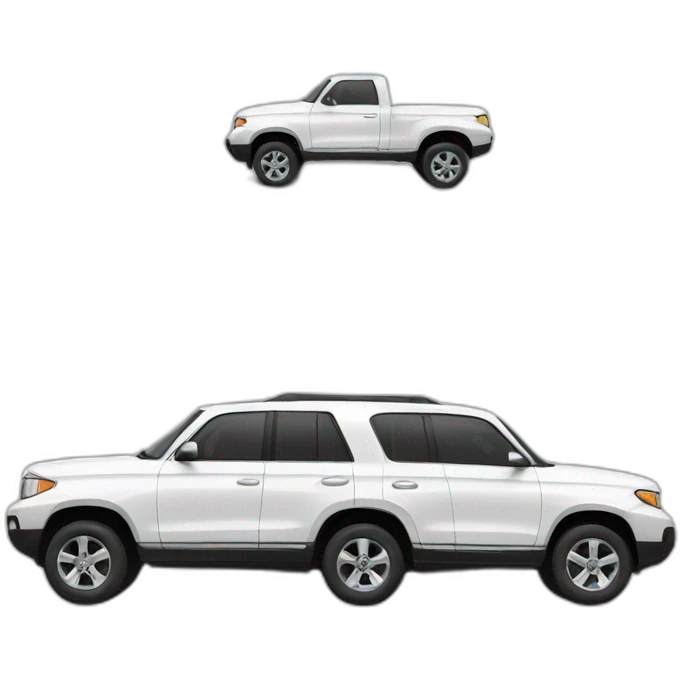 white suv emoji
