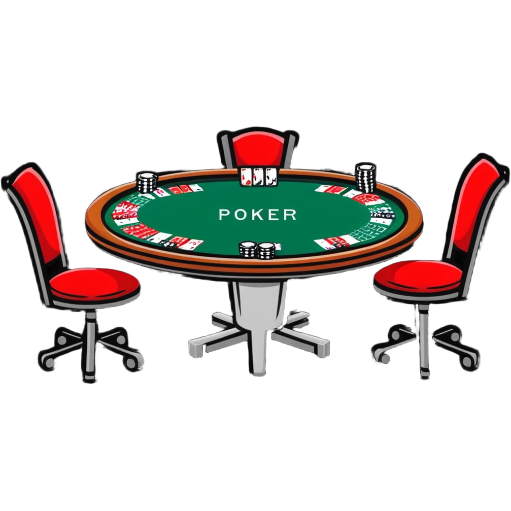 live casino poker table emoji