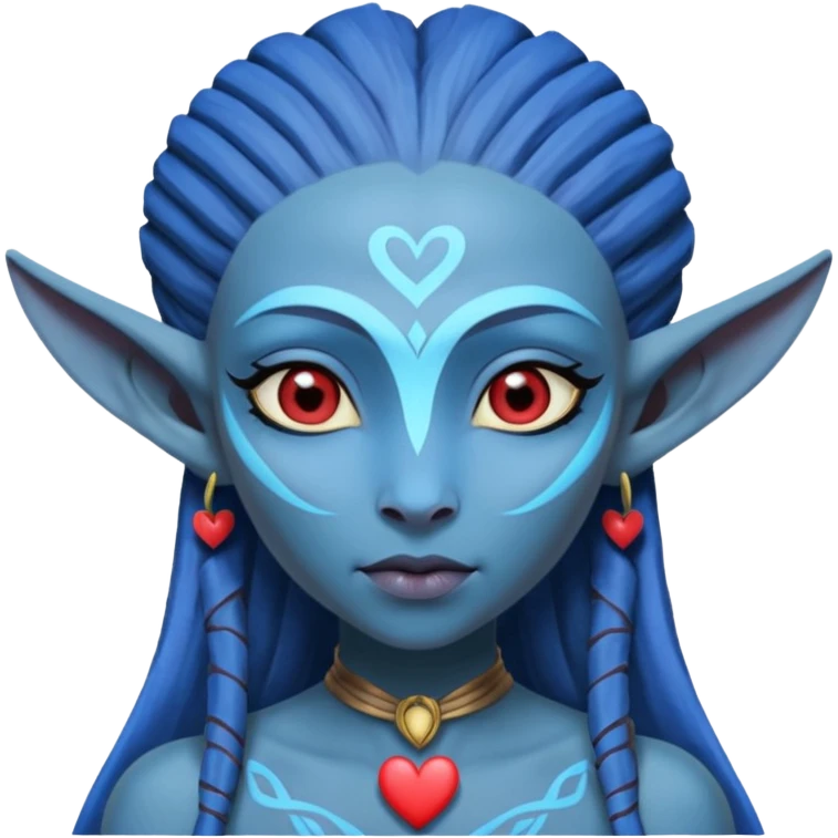 neytiri with love eye heart emoji