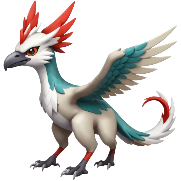 Trico-Gryphon-Latias-Silvally-fusion-creature (full body) emoji