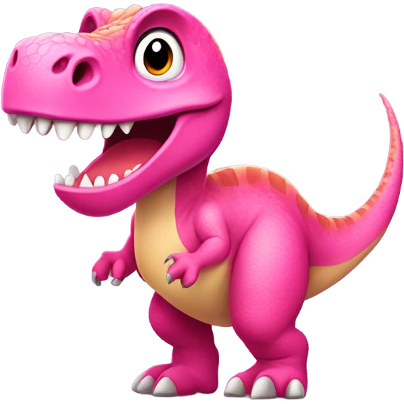 dinosaur in pink bikini emoji