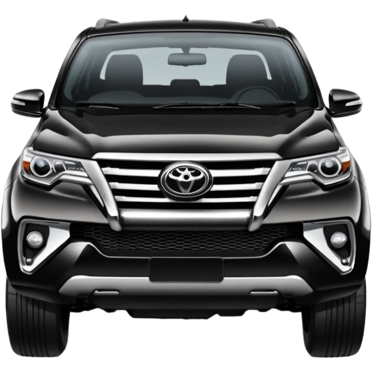 Black Toyota fortuner  emoji