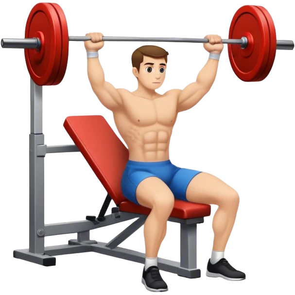 close-grip flat-benchpress emoji