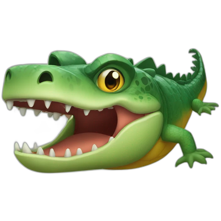 Piranha-Crocodile emoji