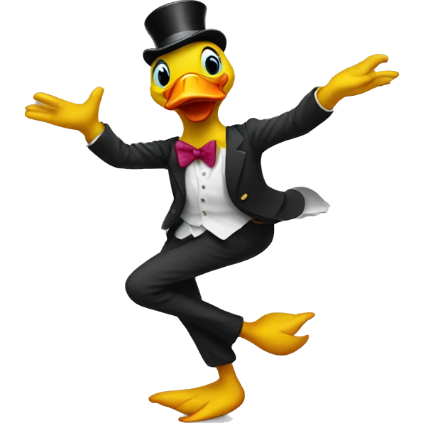 Dancing duck emoji