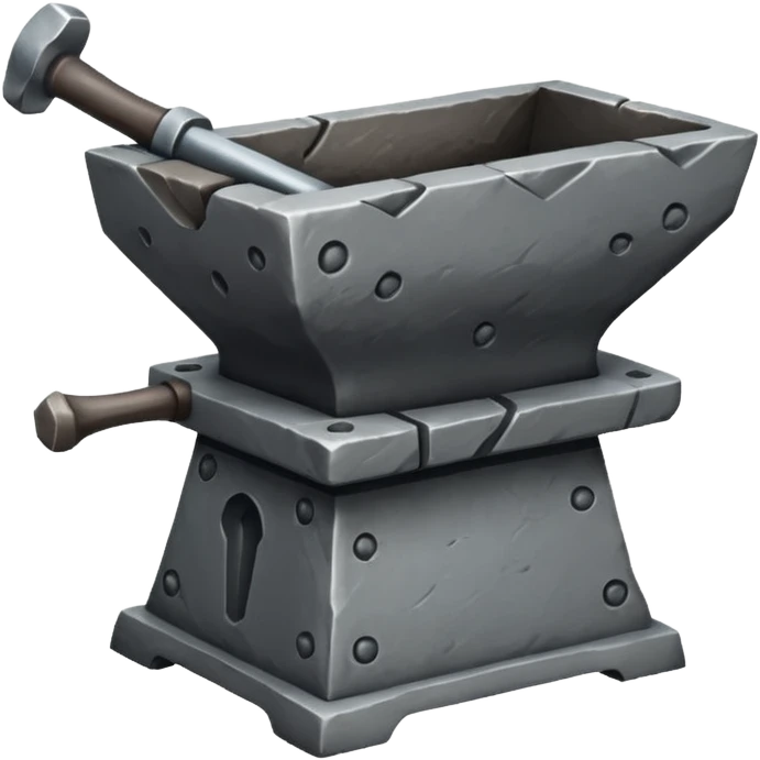 stone blacksmith's anvil emoji