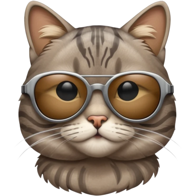 Cat wearing sunglasses emoji