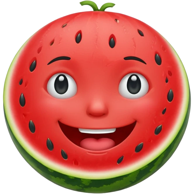 Cry Laughing watermelon emoji